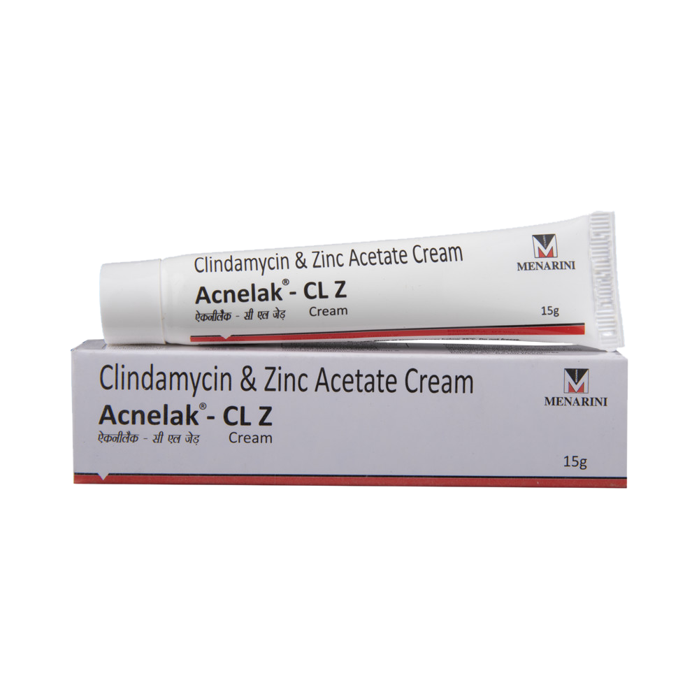 Acnelak-CL-Z Acnelak CL Z Cream 15gm - Image 1