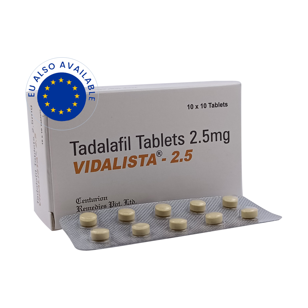 Vidalista Vidalista 2.5mg (Tadalafil) - Image 1
