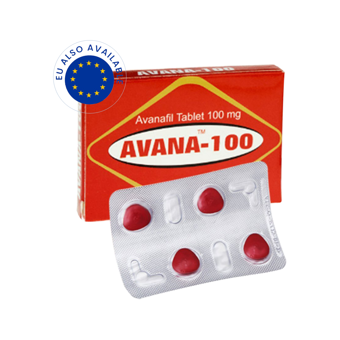 avana-100mg-tablets Avana 100mg (Avanafil) - Image 1