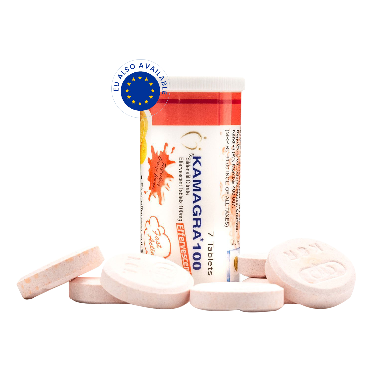 kamagra-effervescent-100mg Kamagra Effervescent 100mg (Sildenafil) - Image 1