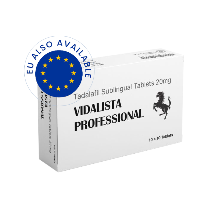 vidalista-professional-20 Vidalista Proffesional 20mg (Tadalafil) - Image 1
