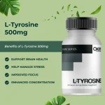 L-Tyrosine 500mg Veg Capsule - Image 3