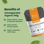 Ashwagandha Organic 100g Powder - Image 3