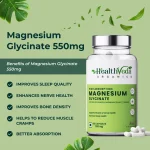 Magnesium Glycinate 550mg Capsules - Image 3