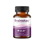 Brainstaq (Lions Mane Mushroom Extract & Ashwagandha) 850mg Veg Capsules